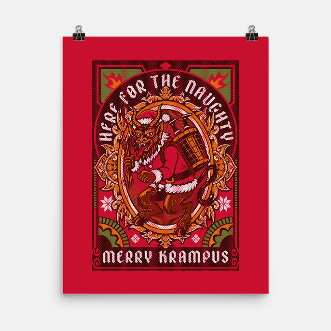 Here For The Naughty-None-Matte-Poster-Arinesart