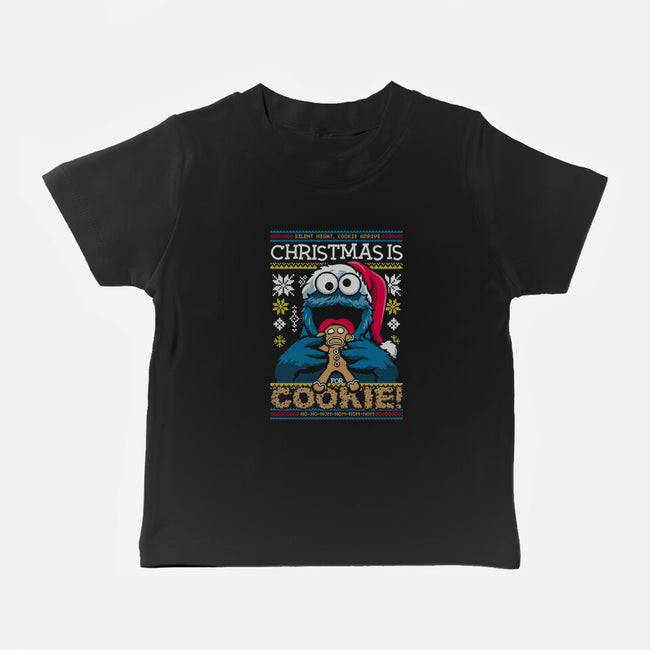 Christmas Is For Cookie-Baby-Basic-Tee-Arinesart