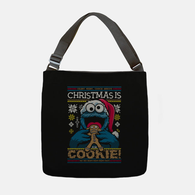 Christmas Is For Cookie-None-Adjustable Tote-Bag-Arinesart