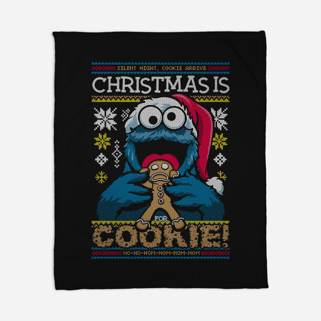Christmas Is For Cookie-None-Fleece-Blanket-Arinesart