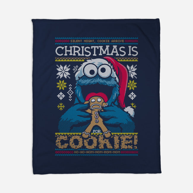 Christmas Is For Cookie-None-Fleece-Blanket-Arinesart