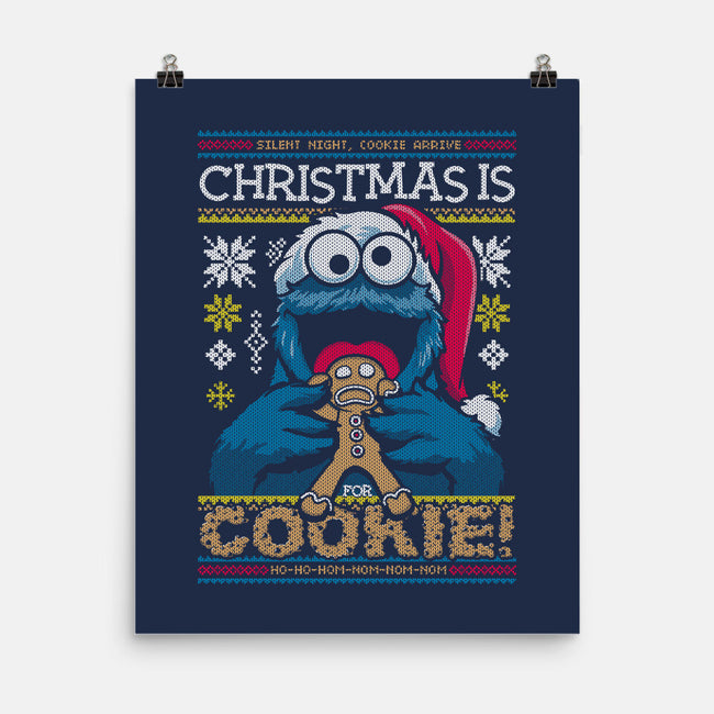 Christmas Is For Cookie-None-Matte-Poster-Arinesart