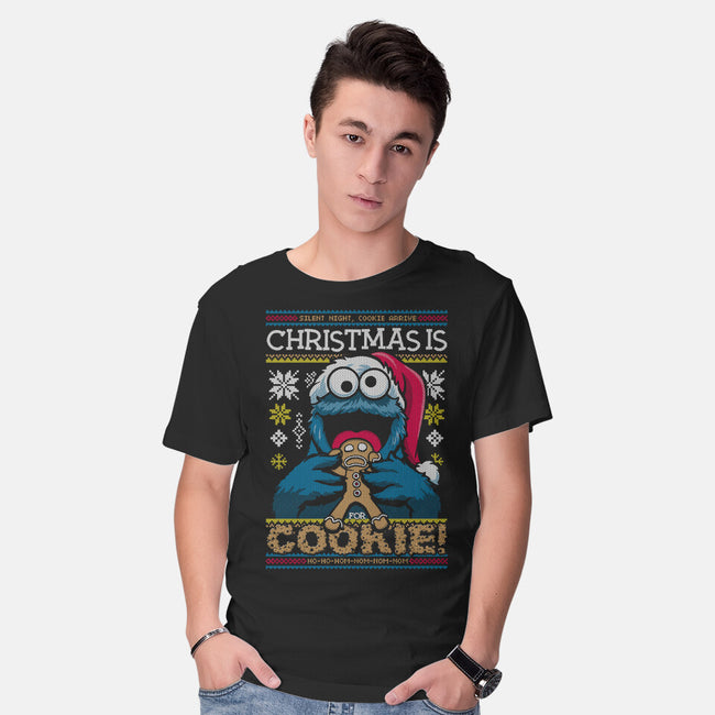 Christmas Is For Cookie-Mens-Basic-Tee-Arinesart