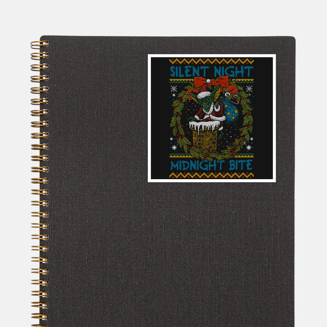 Silent Night Midnight Bite-None-Glossy-Sticker-Arinesart