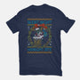 Silent Night Midnight Bite-Womens-Fitted-Tee-Arinesart