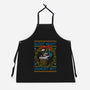 Silent Night Midnight Bite-Unisex-Kitchen-Apron-Arinesart