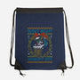 Silent Night Midnight Bite-None-Drawstring-Bag-Arinesart