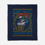 Silent Night Midnight Bite-None-Fleece-Blanket-Arinesart