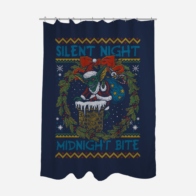Silent Night Midnight Bite-None-Polyester-Shower Curtain-Arinesart