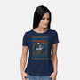 Silent Night Midnight Bite-Womens-Basic-Tee-Arinesart
