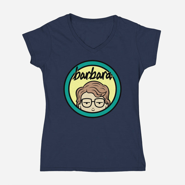 Barbara-Womens-V-Neck-Tee-pigboom