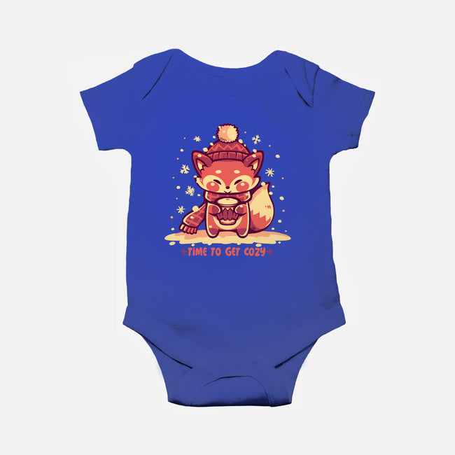 Time To Get Cozy-Baby-Basic-Onesie-TechraNova