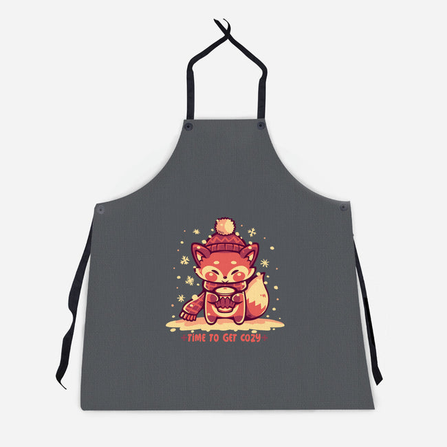 Time To Get Cozy-Unisex-Kitchen-Apron-TechraNova