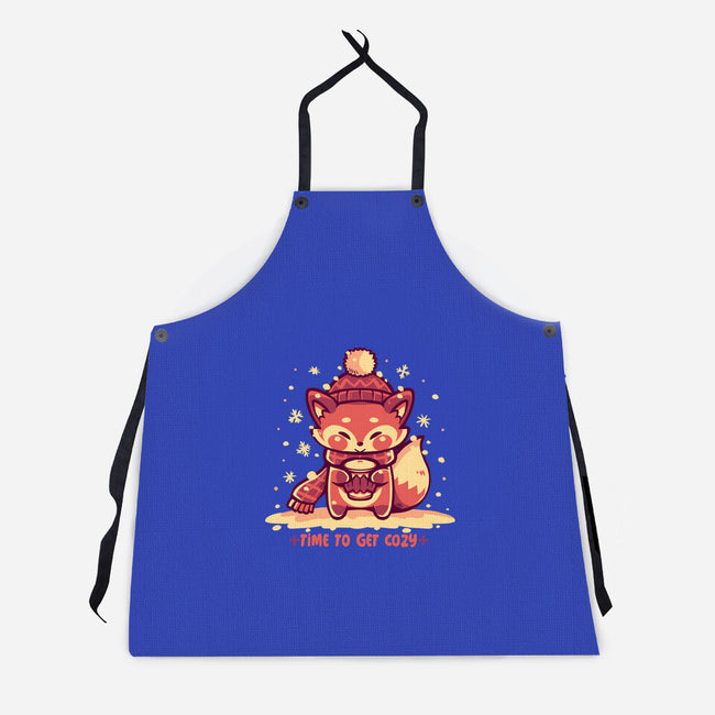 Time To Get Cozy-Unisex-Kitchen-Apron-TechraNova