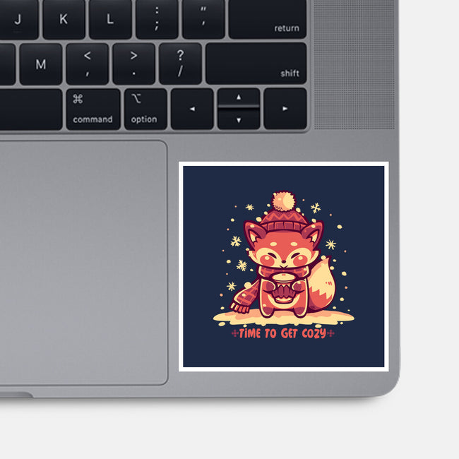 Time To Get Cozy-None-Glossy-Sticker-TechraNova