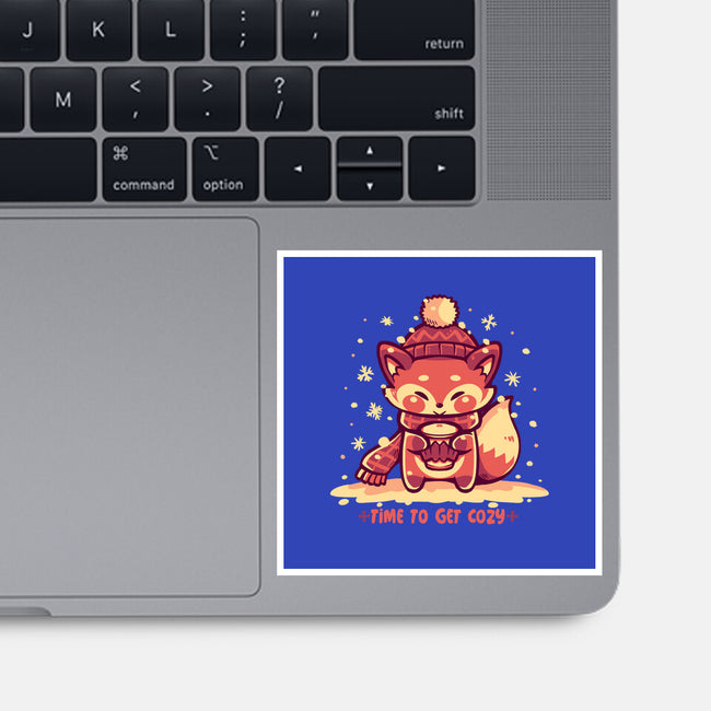 Time To Get Cozy-None-Glossy-Sticker-TechraNova