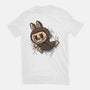 My Portable Monster-Womens-Fitted-Tee-zascanauta