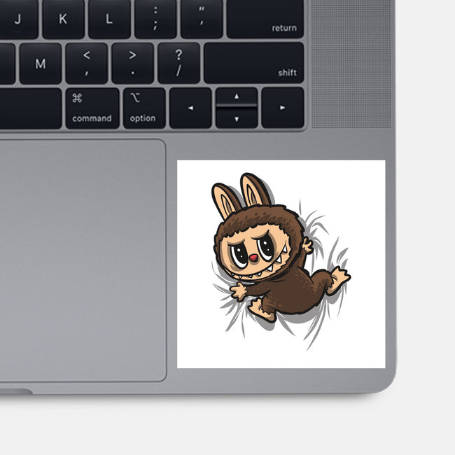 My Portable Monster-None-Glossy-Sticker-zascanauta