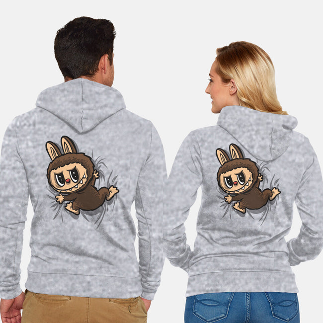 My Portable Monster-Unisex-Zip-Up-Sweatshirt-zascanauta
