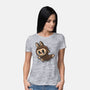 My Portable Monster-Womens-Basic-Tee-zascanauta