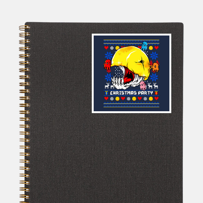 Xmas Eater-None-Glossy-Sticker-spoilerinc