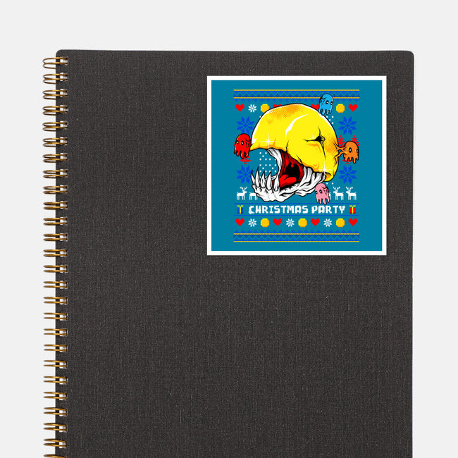 Xmas Eater-None-Glossy-Sticker-spoilerinc