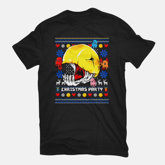 Xmas Eater-Womens-Fitted-Tee-spoilerinc