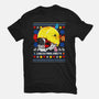 Xmas Eater-Womens-Fitted-Tee-spoilerinc