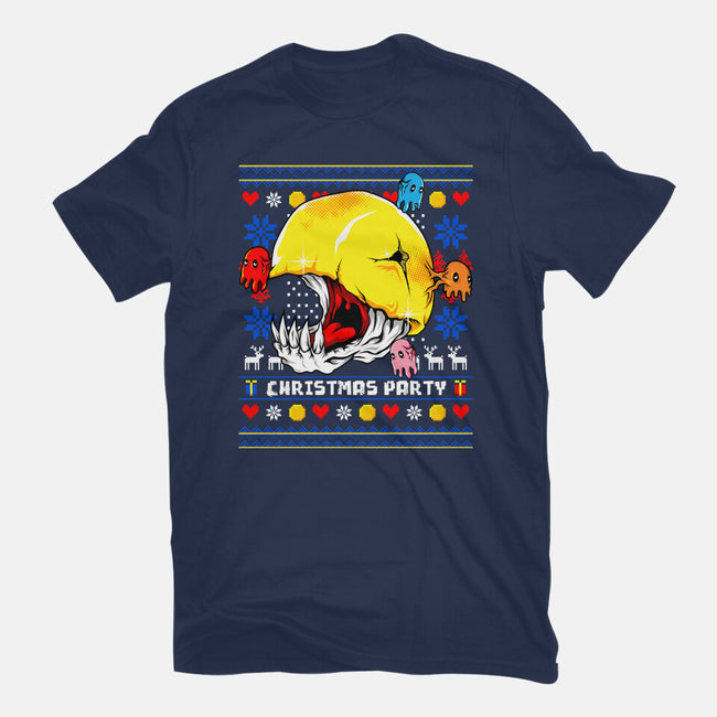 Xmas Eater-Womens-Fitted-Tee-spoilerinc