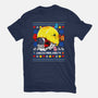 Xmas Eater-Womens-Fitted-Tee-spoilerinc