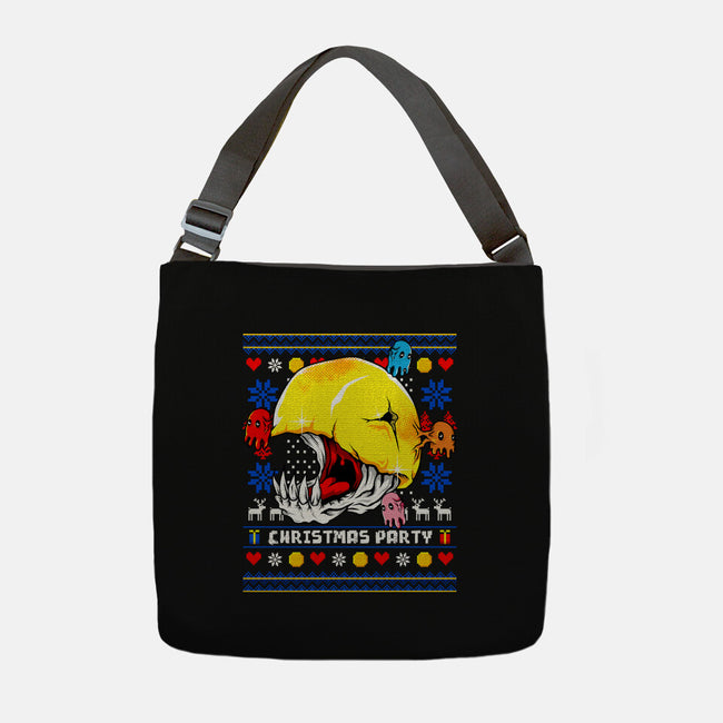 Xmas Eater-None-Adjustable Tote-Bag-spoilerinc