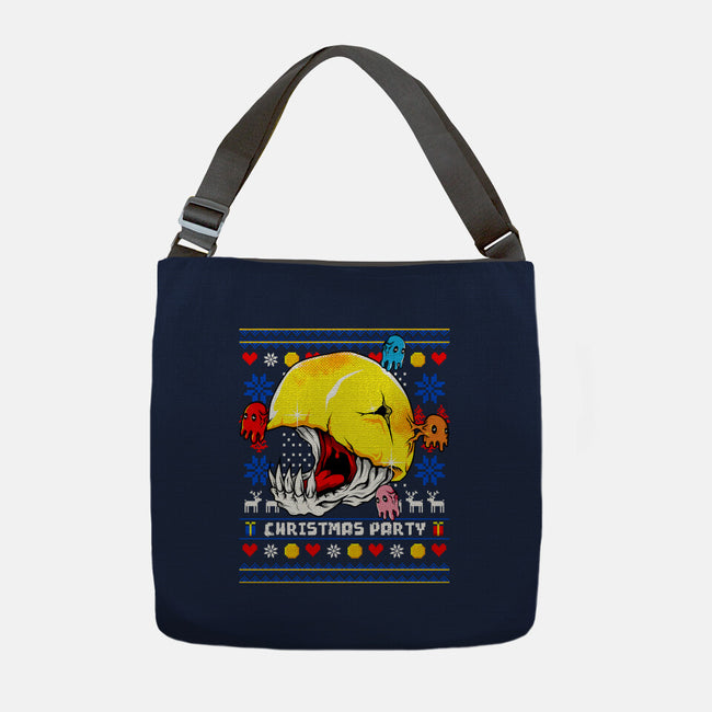 Xmas Eater-None-Adjustable Tote-Bag-spoilerinc
