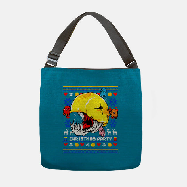 Xmas Eater-None-Adjustable Tote-Bag-spoilerinc
