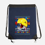 Xmas Eater-None-Drawstring-Bag-spoilerinc