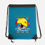 Xmas Eater-None-Drawstring-Bag-spoilerinc