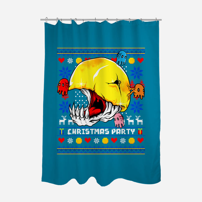 Xmas Eater-None-Polyester-Shower Curtain-spoilerinc