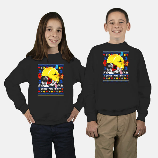 Xmas Eater-Youth-Crew Neck-Sweatshirt-spoilerinc