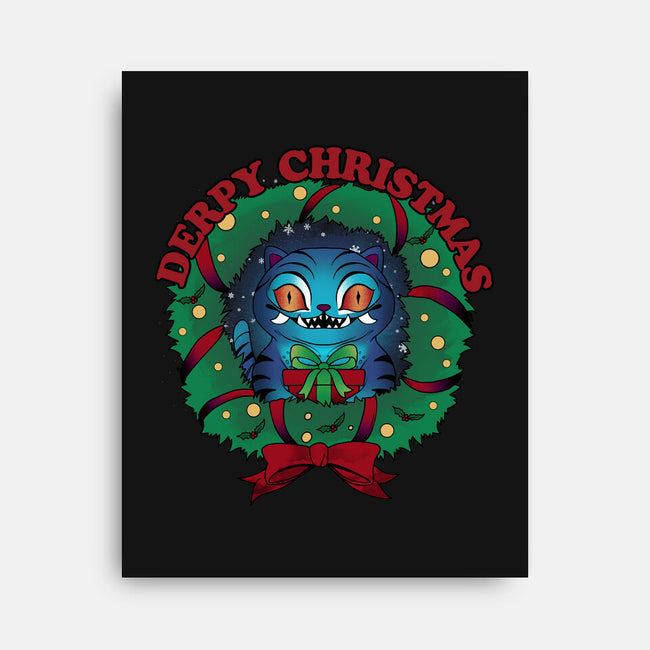 Derpy Christmas Night-None-Stretched-Canvas-dandingeroz