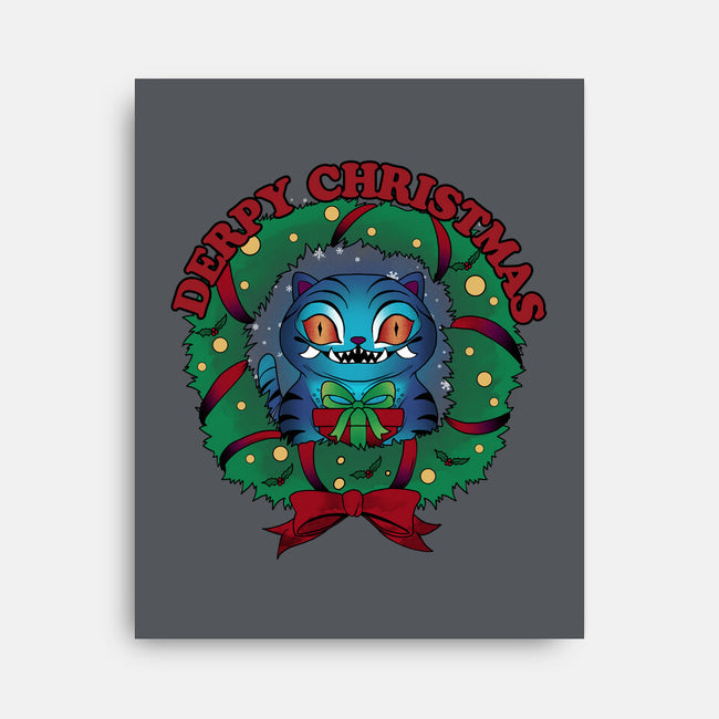 Derpy Christmas Night-None-Stretched-Canvas-dandingeroz