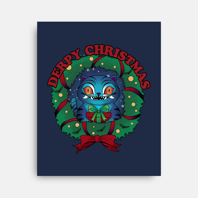 Derpy Christmas Night-None-Stretched-Canvas-dandingeroz