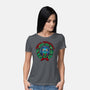 Derpy Christmas Night-Womens-Basic-Tee-dandingeroz