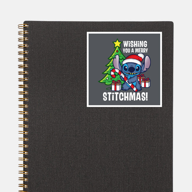 Wishing You A Merry Stitchmas-None-Glossy-Sticker-turborat14