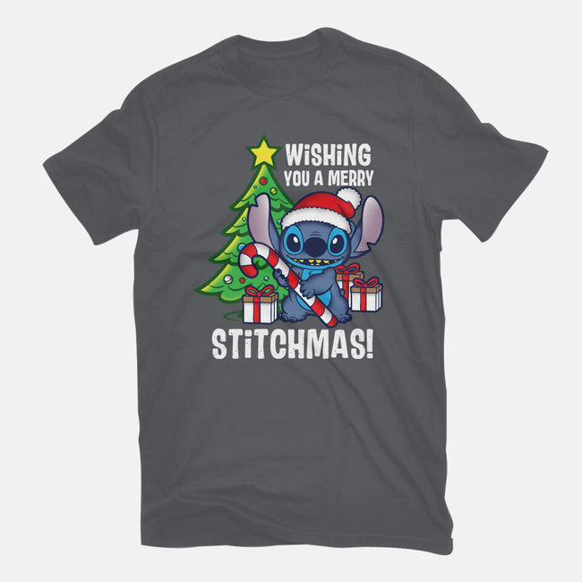 Wishing You A Merry Stitchmas-Unisex-Basic-Tee-turborat14