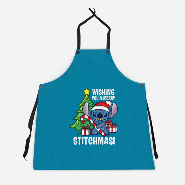 Wishing You A Merry Stitchmas-Unisex-Kitchen-Apron-turborat14