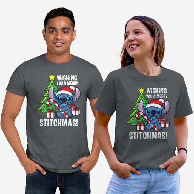 Wishing You A Merry Stitchmas-Unisex-Basic-Tee-turborat14