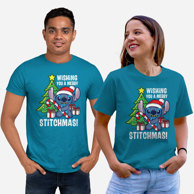 Wishing You A Merry Stitchmas-Unisex-Basic-Tee-turborat14