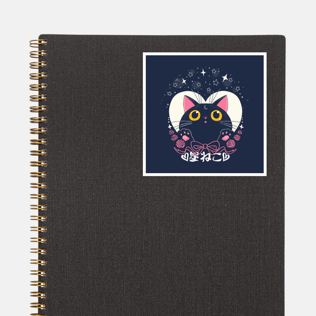 Hoshi Neko-None-Glossy-Sticker-naomori