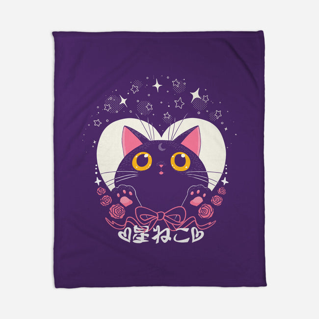 Hoshi Neko-None-Fleece-Blanket-naomori