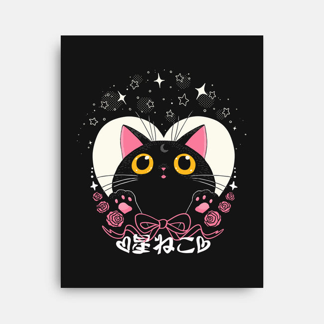 Hoshi Neko-None-Stretched-Canvas-naomori