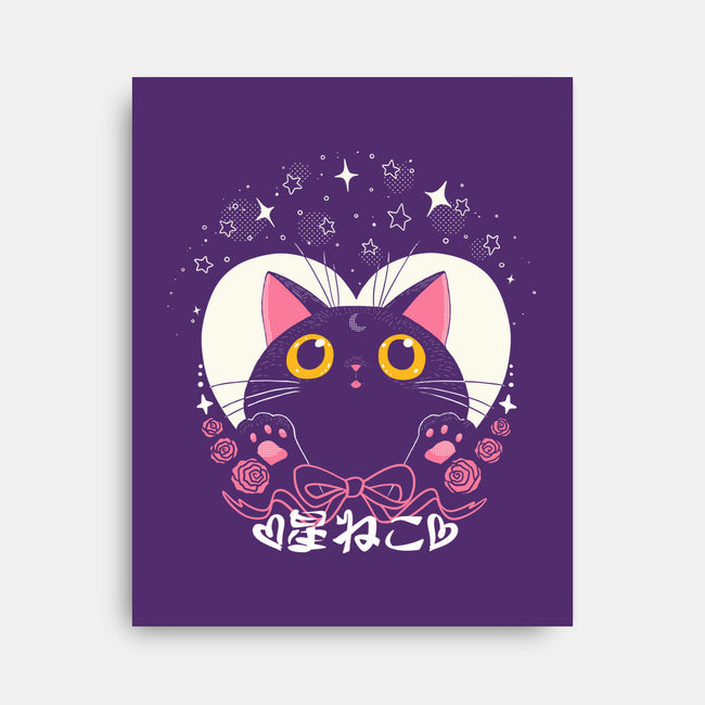 Hoshi Neko-None-Stretched-Canvas-naomori
